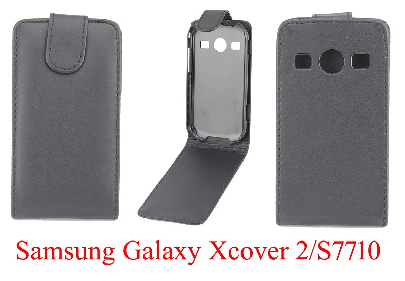 三星Galaxy Xcover 2 手機套皮套S7710普通紋上下開翻保護套外殼