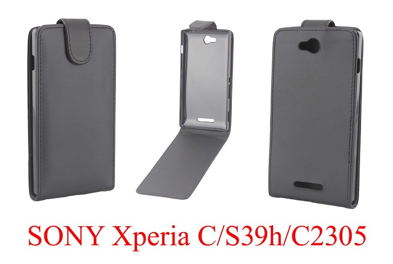 索尼S39h 皮套Sony  Xperia C手機套C2305上下開翻保護套外殼批發