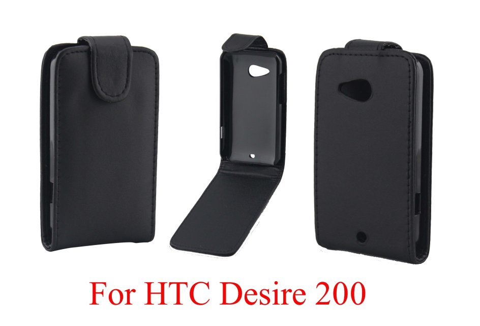 HTC Desire 200手機套 上下開翻皮套 普通紋保護套外殼批發