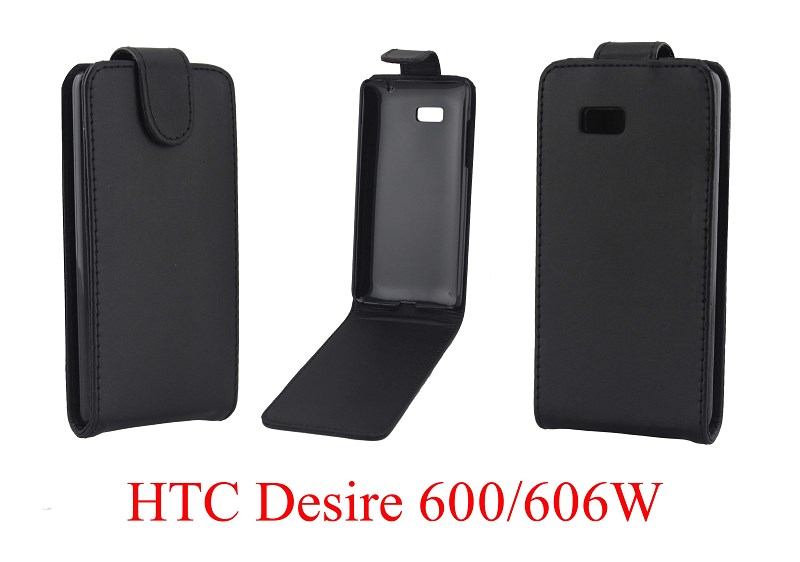 HTC Desire 600/606W皮套手機套上下開翻普通紋保護套外殼批發
