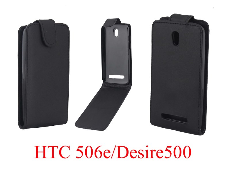 HTC Desire 500/506e皮套手機套上下開翻普通紋保護套外殼批發