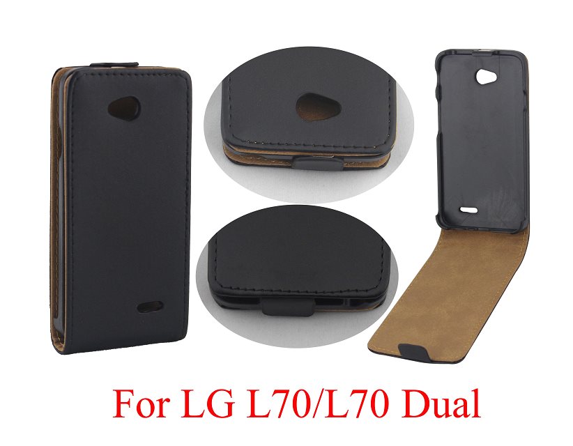 LG L70韓版皮套真皮手機套 L70 Dual 上下開翻超薄保護套外殼批發