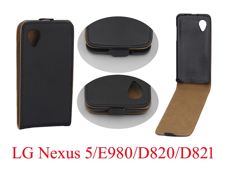LG E980皮套 谷歌Nexus 5真皮手機套D820上下開翻保護套外殼批發