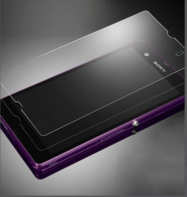 索尼L39H手機貼膜 L36H高清磨砂保護膜 Xperia Z1鋼化玻璃膜批發