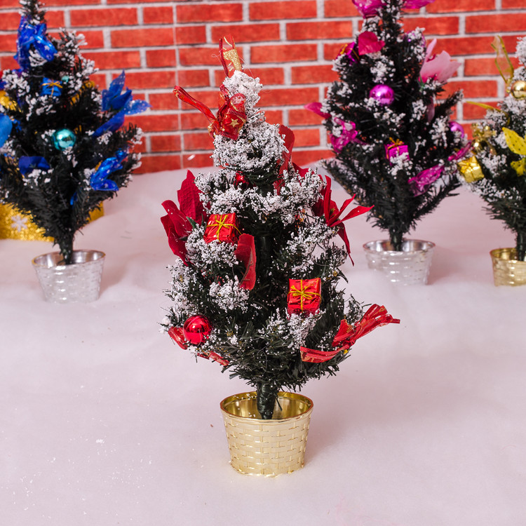 圣誕節裝飾品30 40 50 60cm 小圣誕樹帶配件 圣誕場景裝飾擺件樹