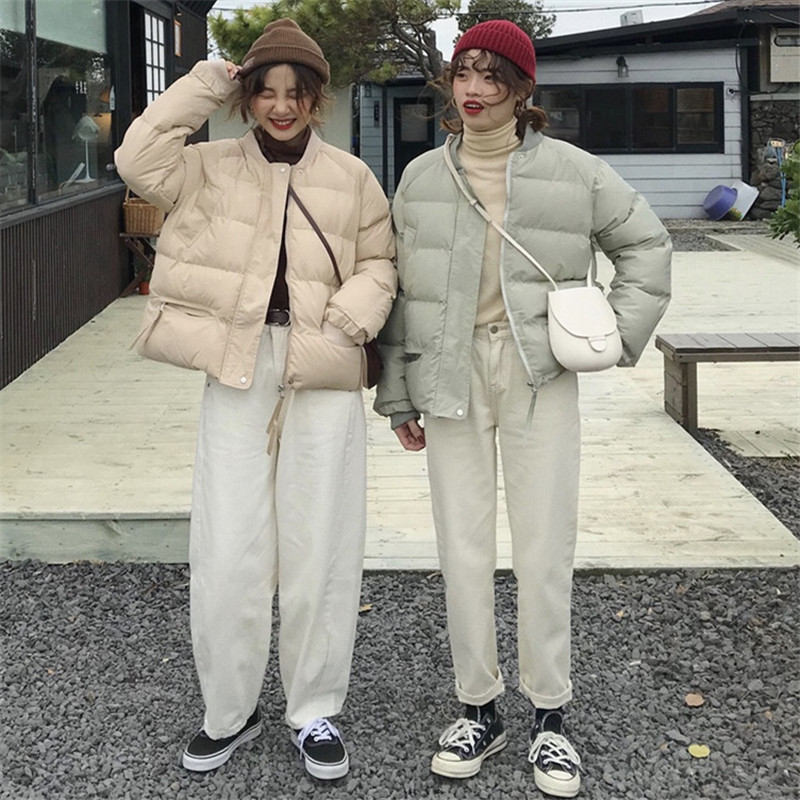 韓版chic棉衣服2018新款秋冬裝百搭加厚外套面包服外套女ins學生
