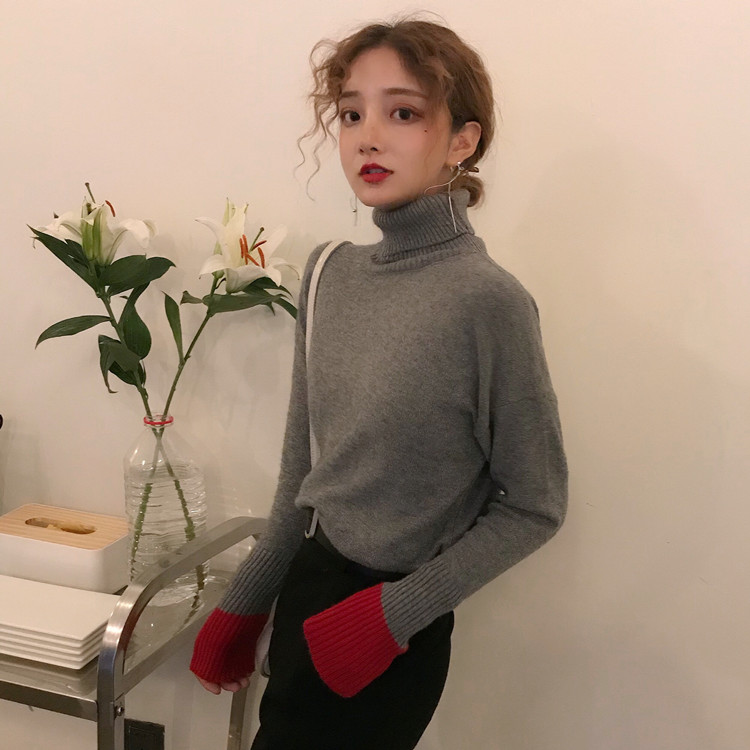 網紅毛衣秋季2018新款韓版顯瘦針織衫修身百搭長袖打底套頭毛衣女