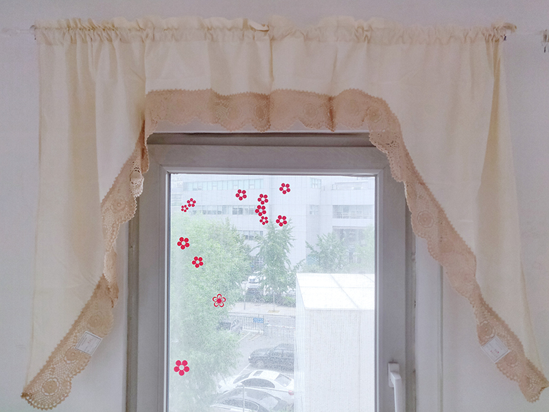 [白色莫奈]歐式鏤空鎖邊簾頭 客廳落地窗 窗戶簾頭裝飾 簡約