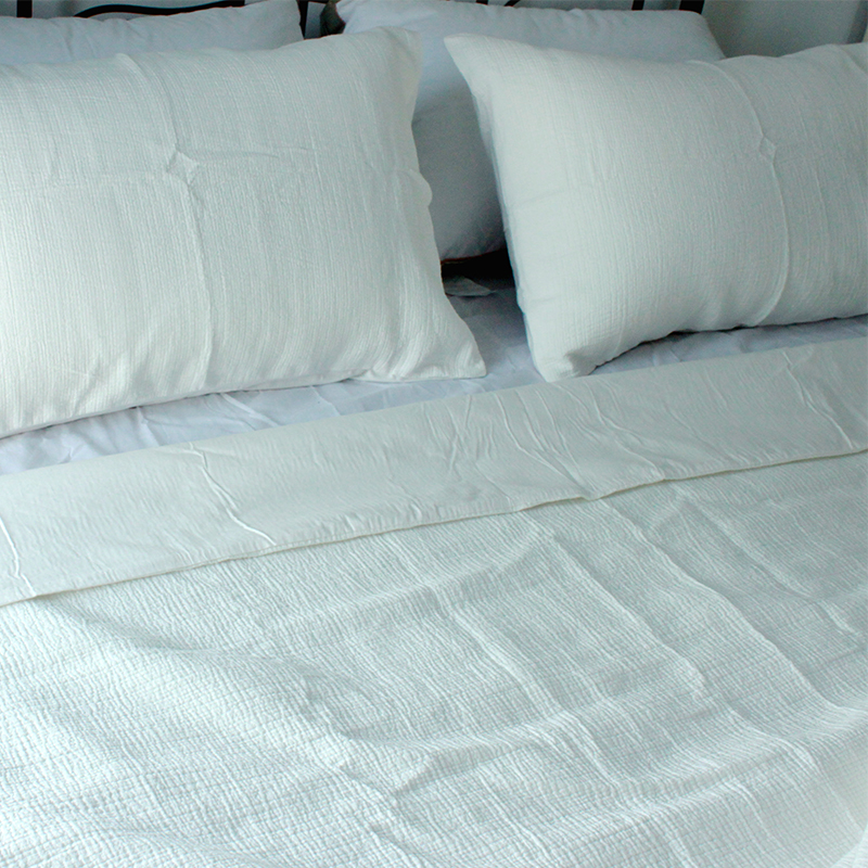 簡約純色床上用品全棉純棉被套雙人被子三件套