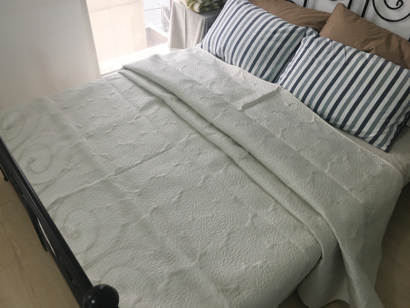 特價*DKNY外貿床上用品床蓋純色絎縫被床蓋