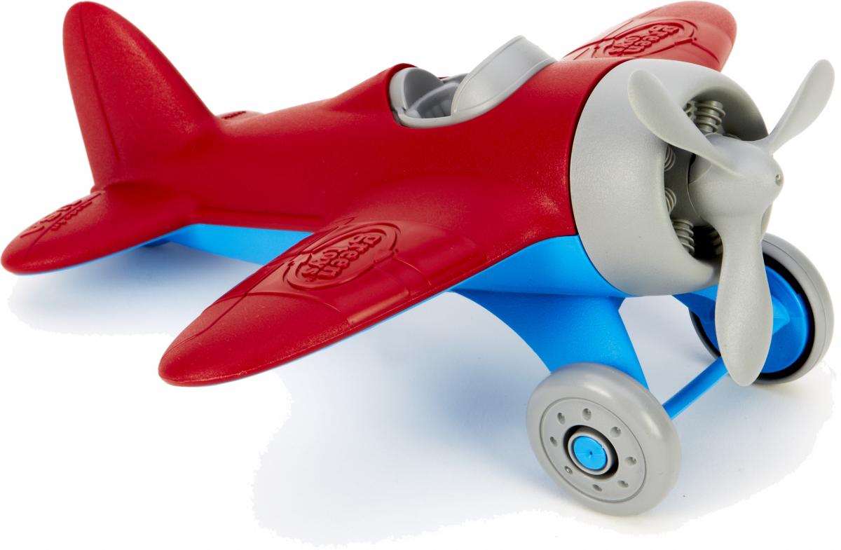 莫奈家美國原裝進口greentoys安全環保模型玩具兒童開發智力飛機