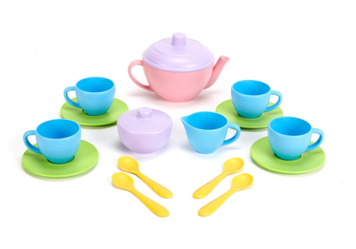 美國進口greentoys綠色環保玩具兒童過家家玩具開發智力茶杯套裝