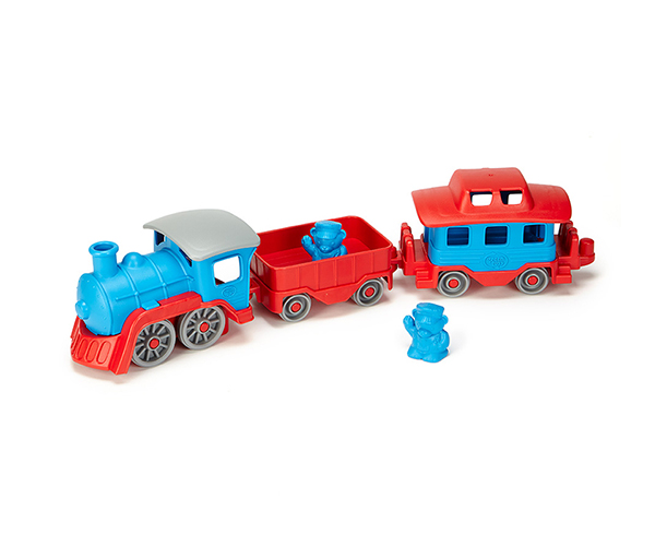 莫奈家美國原裝進口greentoy安全環保經典小火車玩具兒童開發智力