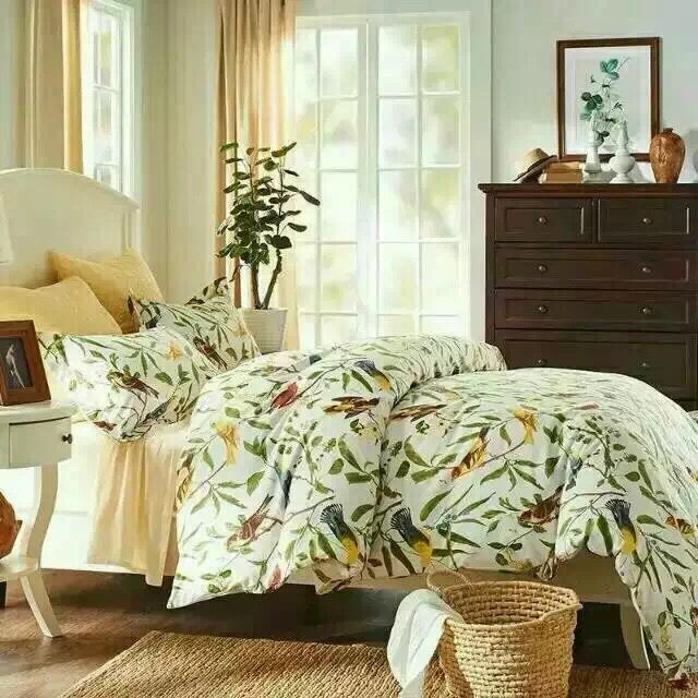 [白色莫奈]出口美國長絨棉四件套家居床上用品美式地中海五星品質