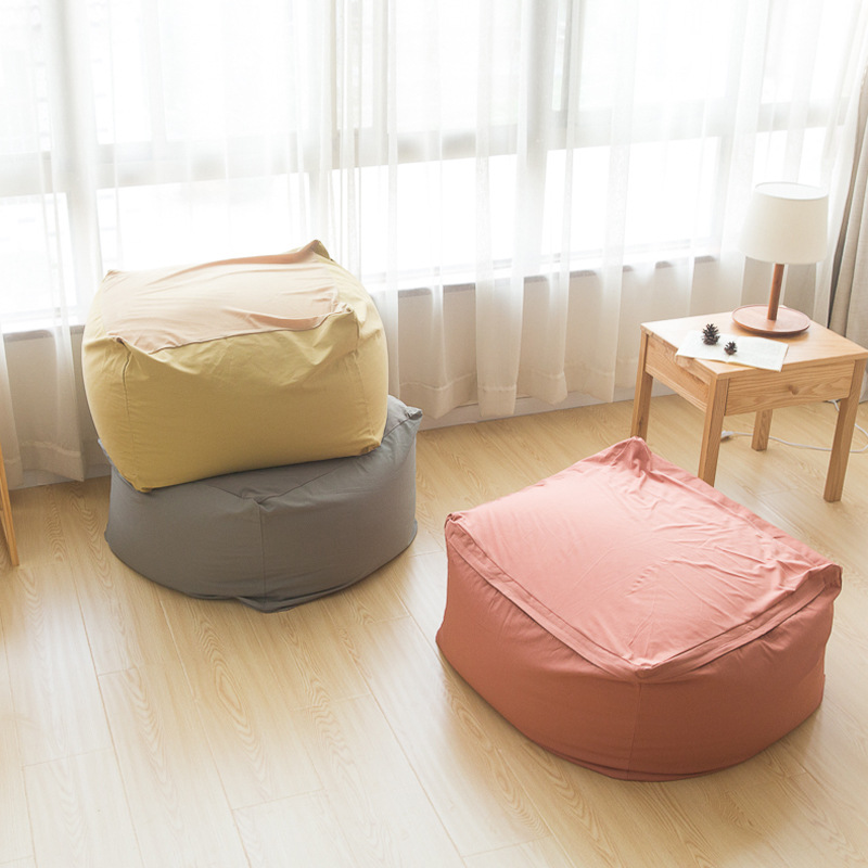 日式良品無印風腰靠舒適可拆洗沙發豆包專柜同款臥室沙發