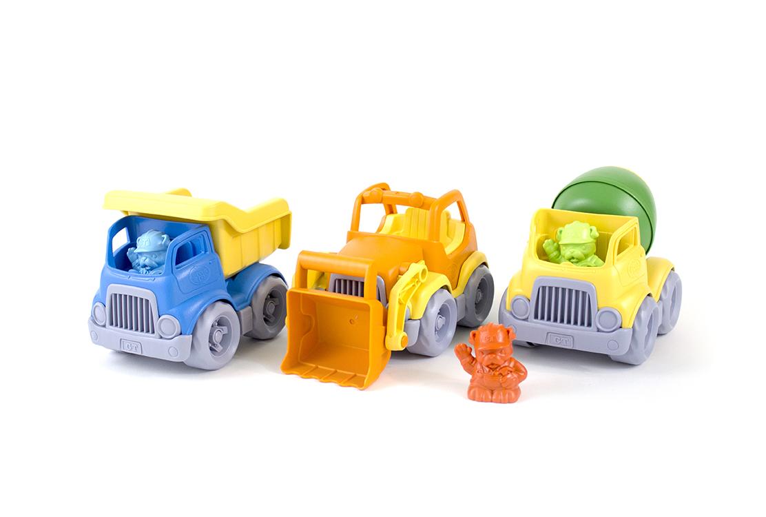 莫奈家美國原裝進口greentoys安全環保模型玩具兒童開發智力卡車
